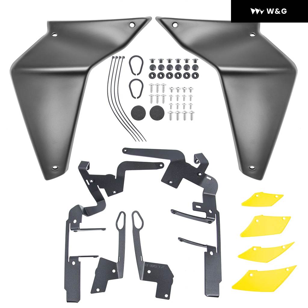並行輸入品 ヤマハ MT-09 2021-23 MT09 サイドダウンフォース ネイキッドスポイラー 固定 ウィングレット フェ_2