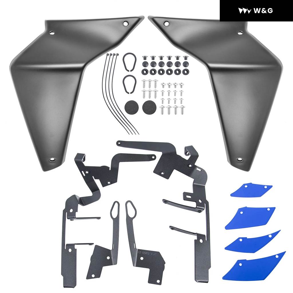 並行輸入品 ヤマハ MT-09 2021-23 MT09 サイドダウンフォース ネイキッドスポイラー 固定 ウィングレット フェ_3