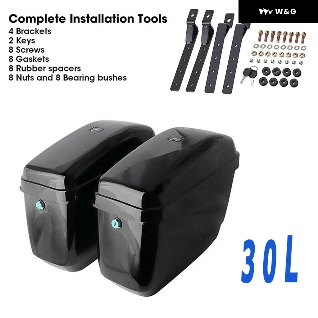 並行輸入品  オートバイ バイク 汎用 サドルバッグ サイドバッグ30L ABS 防水 ツールバッグ ホンダ CMX500 300の画像