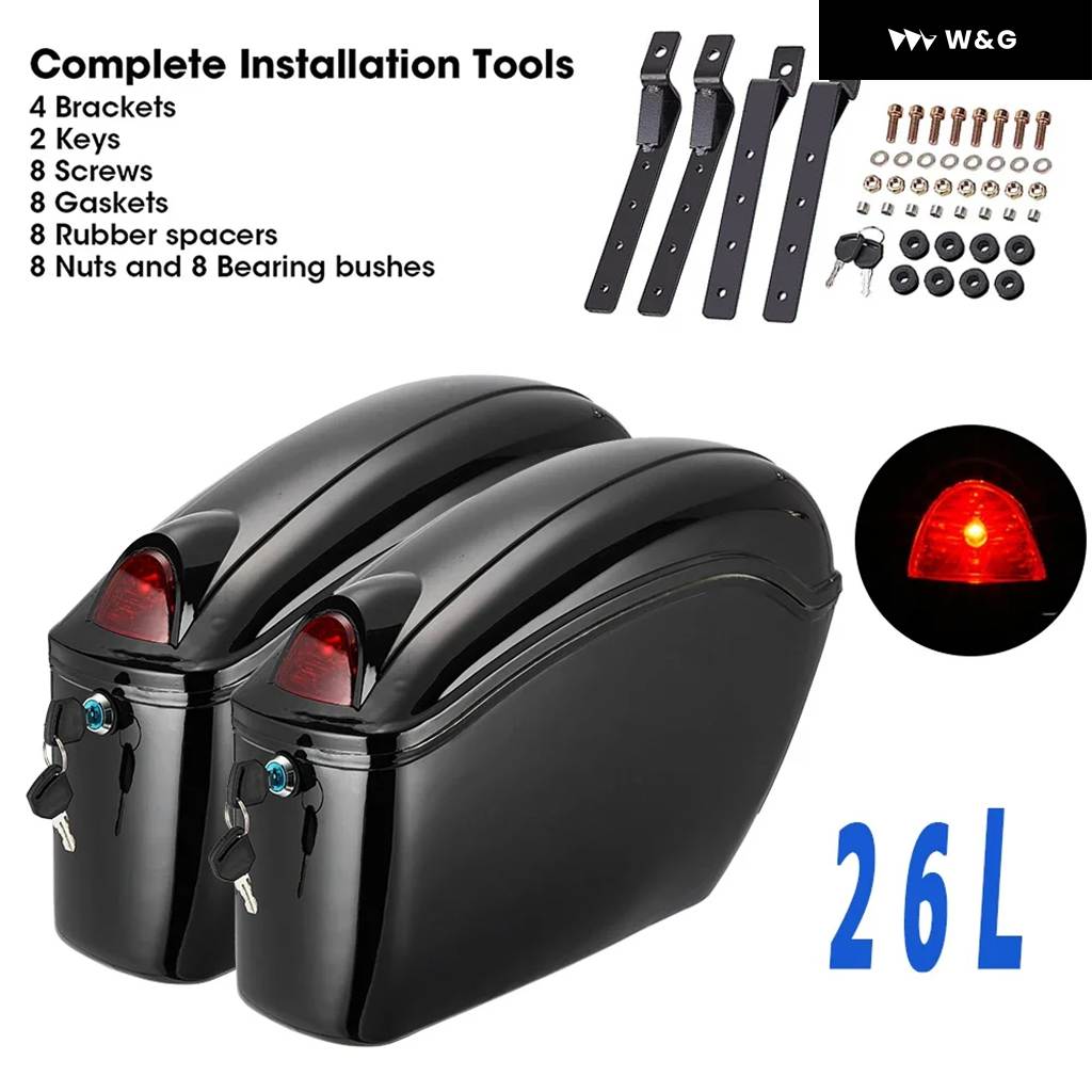 並行輸入品  オートバイ バイク 汎用 サドルバッグ サイドバッグ30L ABS 防水 ツールバッグ ホンダ CMX500 300の画像