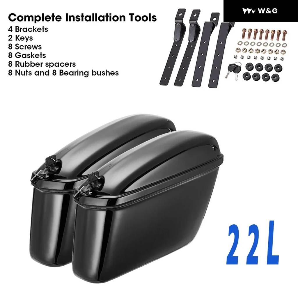 並行輸入品  オートバイ バイク 汎用 サドルバッグ サイドバッグ30L ABS 防水 ツールバッグ ホンダ CMX500 300の画像