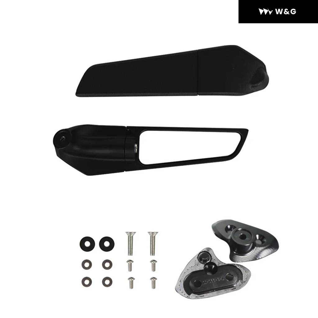 並行輸入品  ヤマハ YZF-R1 R1 2015-19 オートバイ バイク サイドミラー ウィング調整可能回転式バックミラーの画像