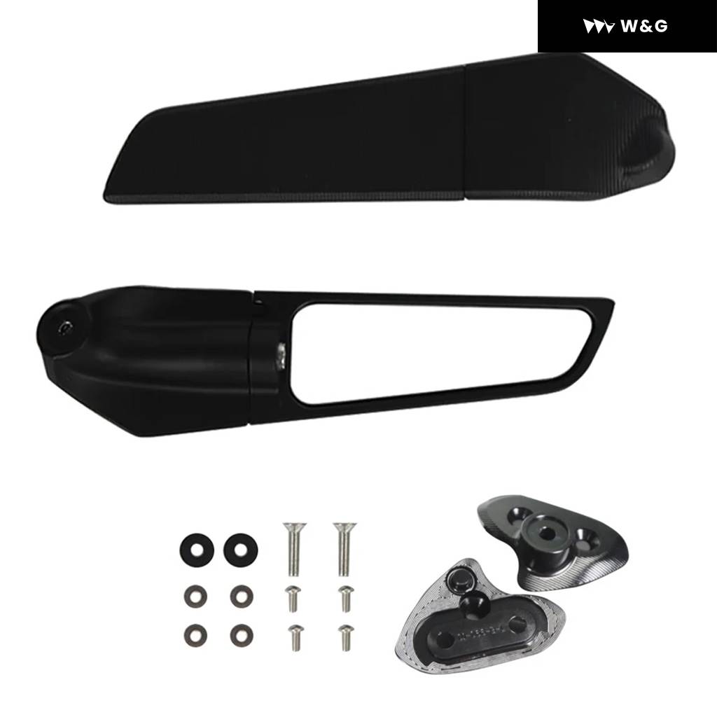 並行輸入品  ヤマハ YZF-R1 R1 2015-19 オートバイ バイク サイドミラー ウィング調整可能回転式バックミラーの画像