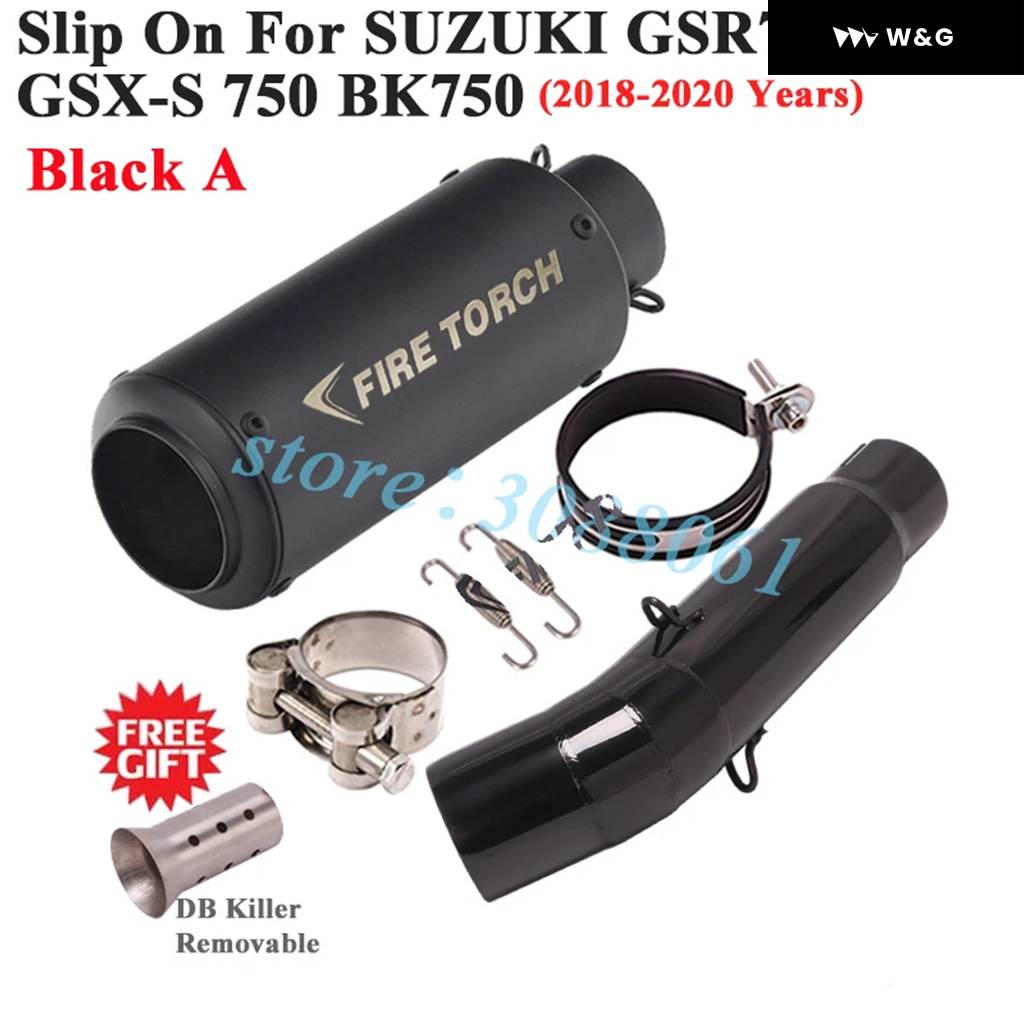 並行輸入品  スリップオン スズキ GSX-S750 GSX S750 GSX-S 750 BK750 GSR750 オートバイの画像