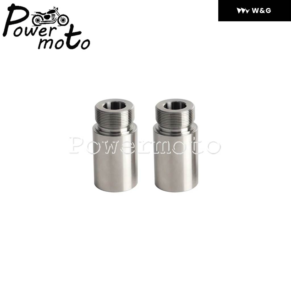 並行輸入品  オートバイ バイク フロント フォーク チューブ エクステンダー クローム 39MM フォーク チューブ 2インチ_1