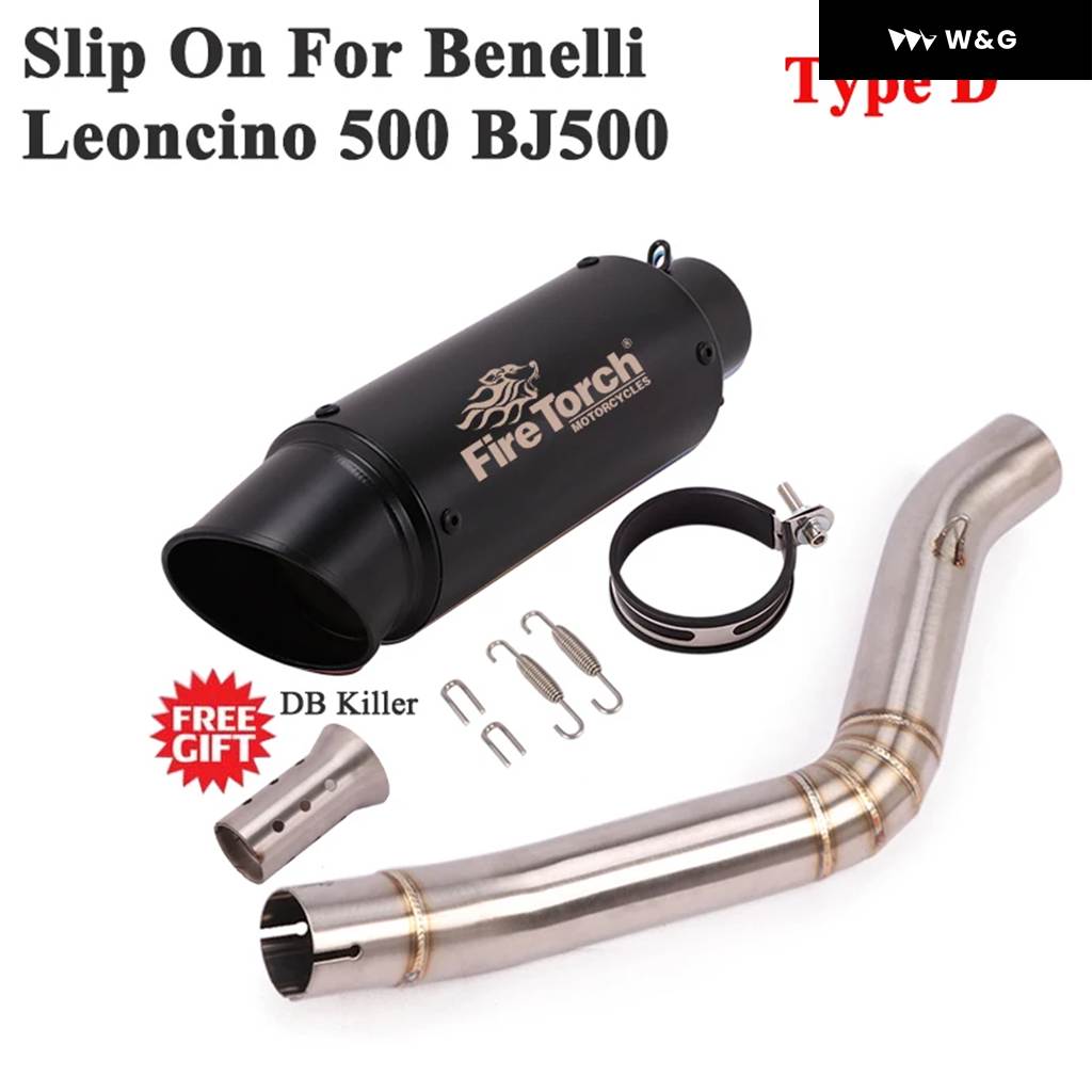 並行輸入品  スリップオン ベネリ レオンチーノ 500 BJ500 オートバイ バイク GP エキゾースト エスケープ サイレンの画像