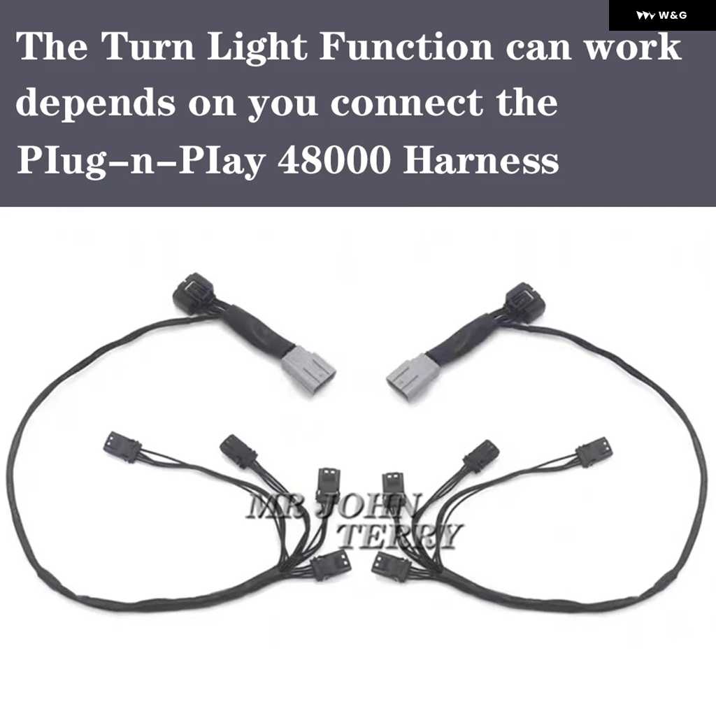 並行輸入品ゴールドウイング オートバイ バイク LED フォグランプ サイド補助灯 LED ウィンカー 装飾 灯 ホンダ ゴールドウイング GL1800 2018-2022_1