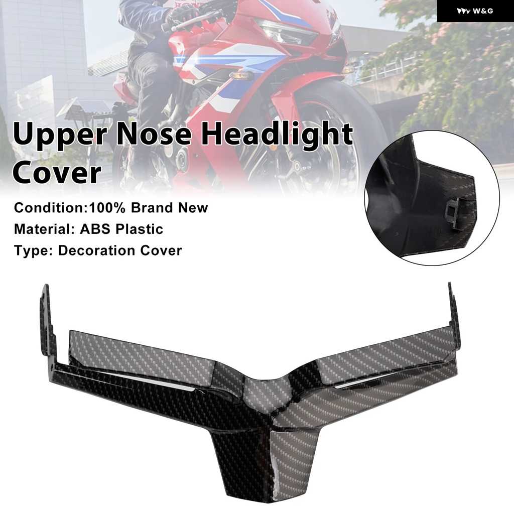 並行輸入品フロントアッパーノーズ ヘッドライト カバー フェアリング ホンダ CBR650R 2024-2025の画像