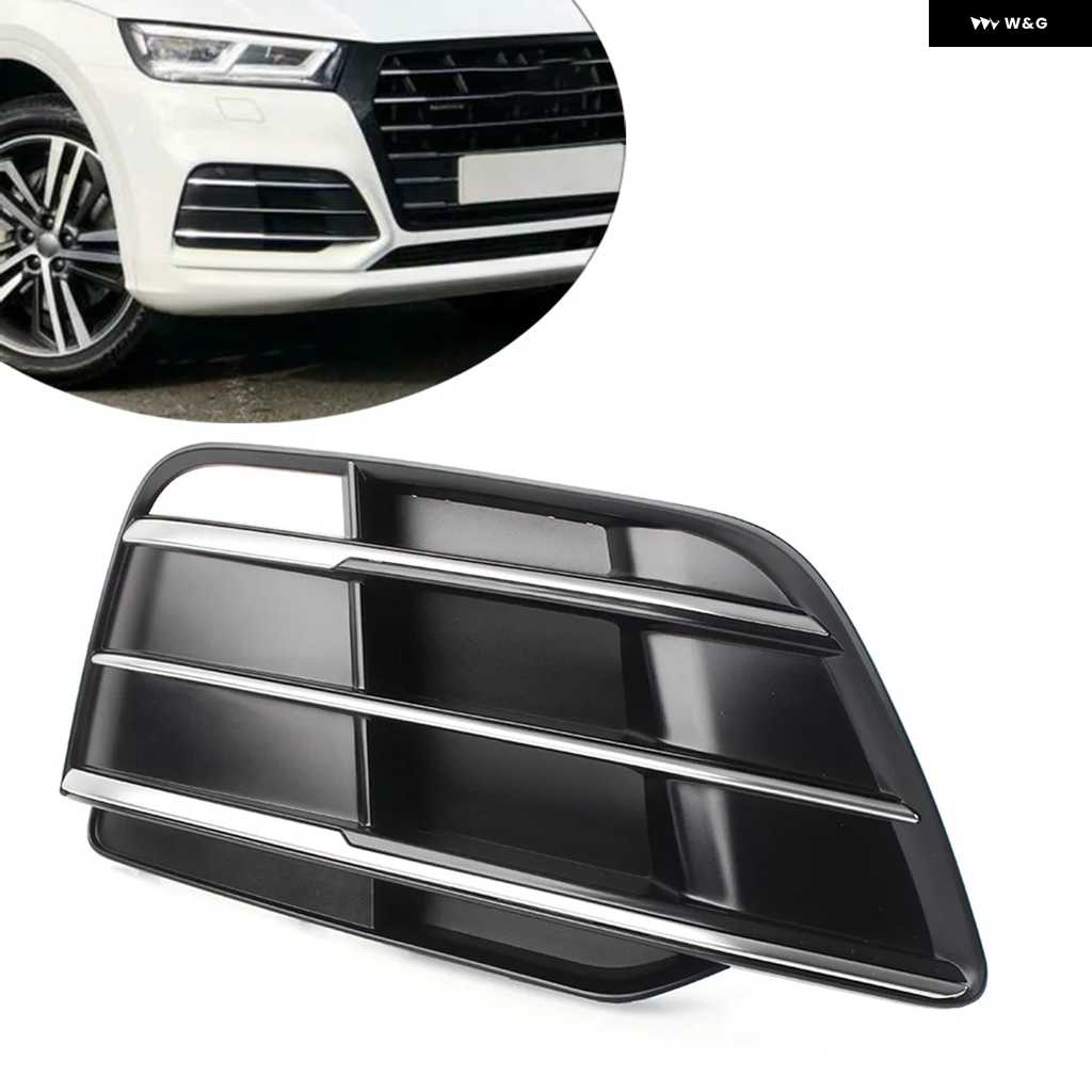 並行輸入品車用フロント バンパー フォグランプ グリル カバー アウディ Q5 Sライン SQ5 2018-22_2