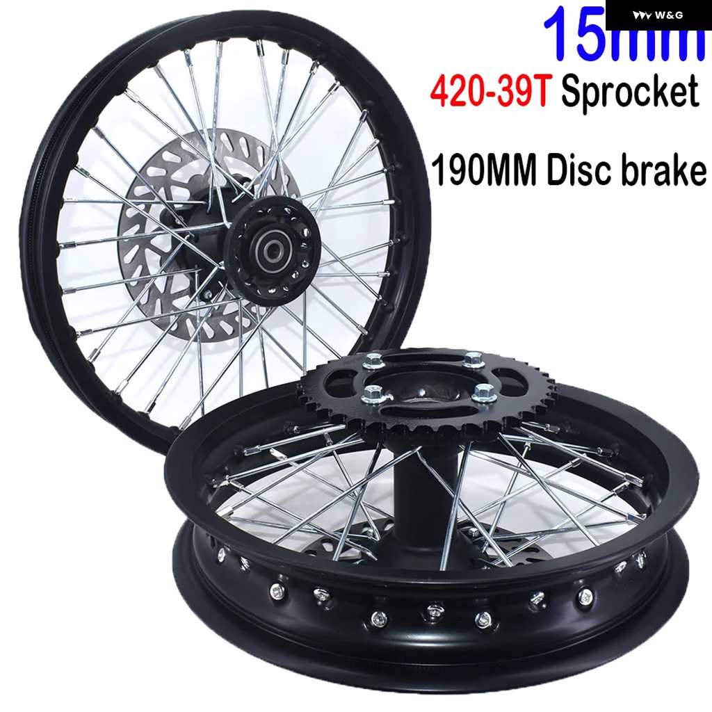 アルミディープリムホイールスプロケット付き 並行輸入品リム 合金 ホイール スプロケット ディスクブレーキ 1.40-14