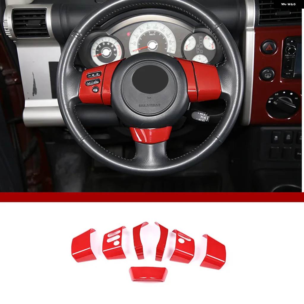 並行輸入品トヨタ FJ クルーザー 2007-2021 内装 ABS レッド カー