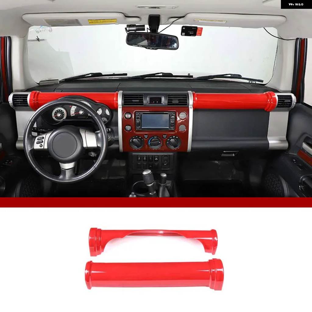並行輸入品トヨタ FJ クルーザー 2007-2021 内装 ABS レッド カー