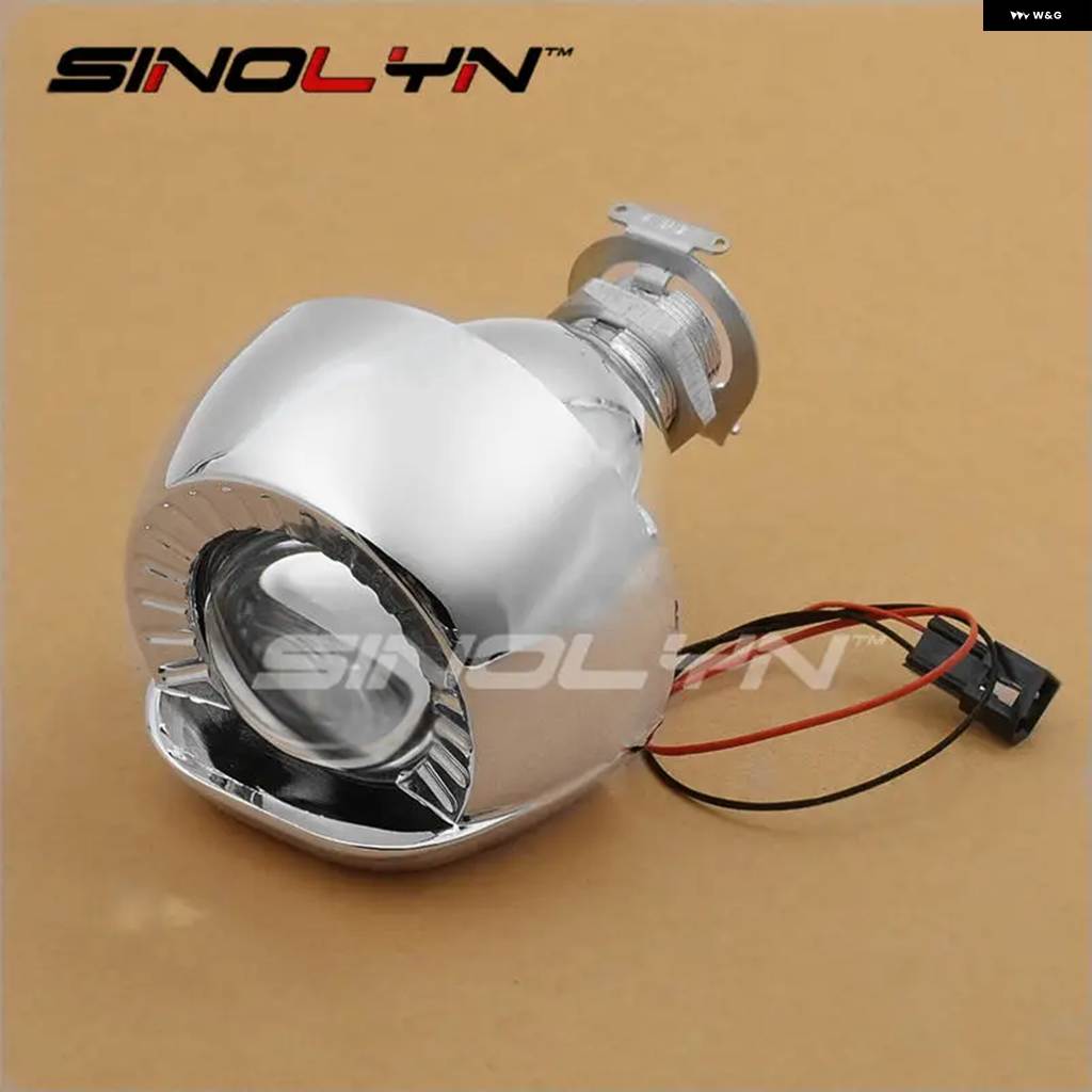 並行輸入品1.8インチ ミニプロジェクター バイ キセノン レンズ ヘッドライト H7 H4 バイク ヘッドランプ H1 HID 車用ライト カーアクセサリー_2