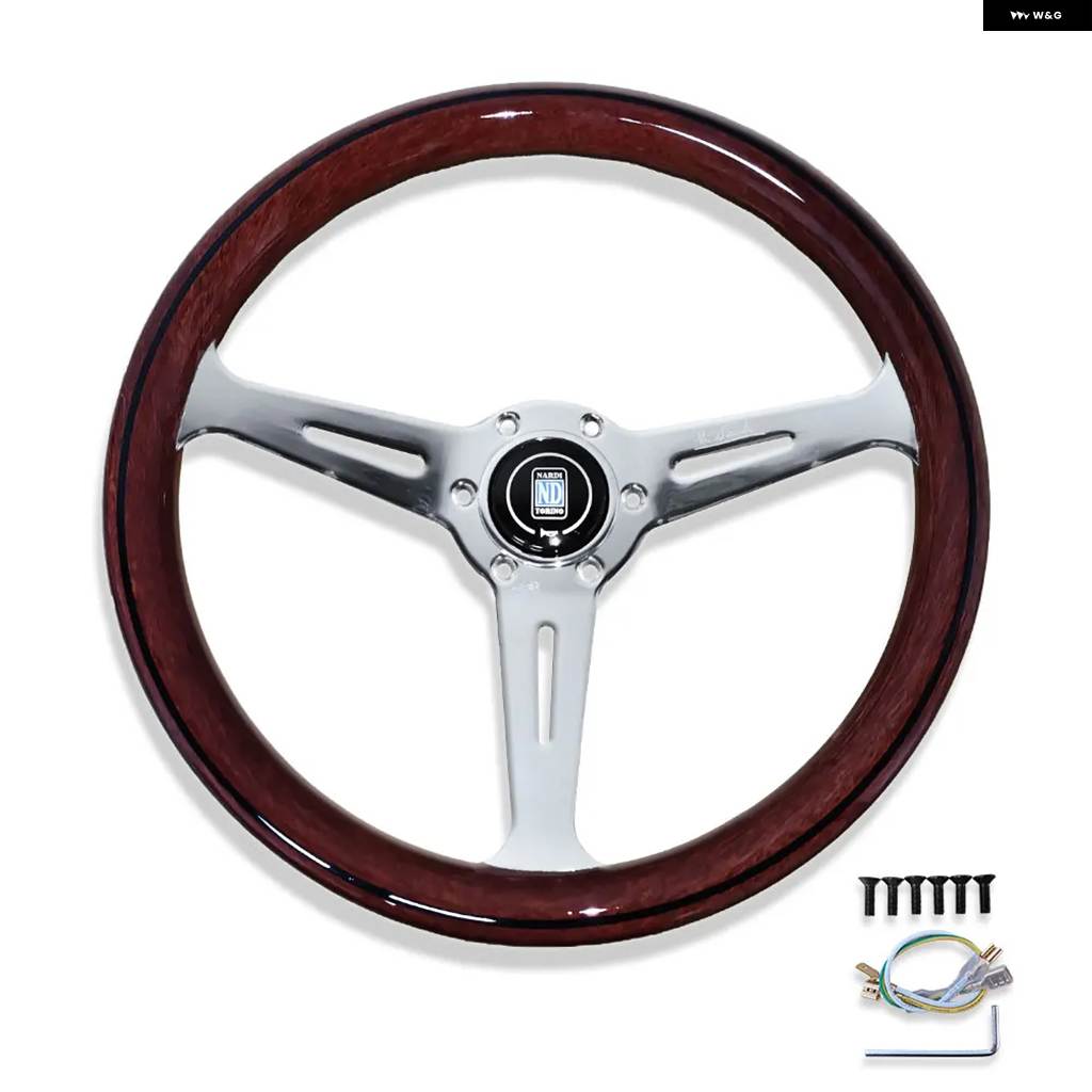 並行輸入品コピーウッド ステアリングホイール 350MM クラシック
