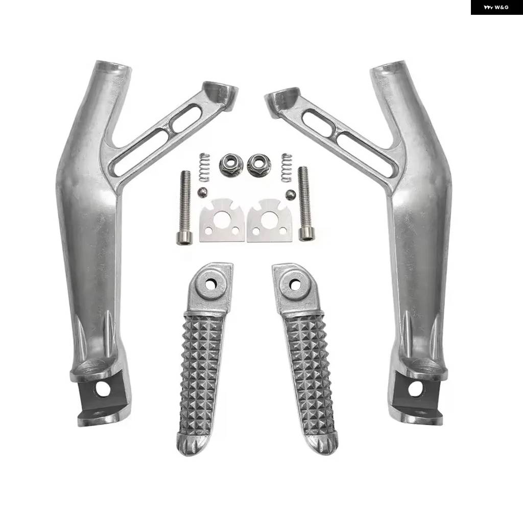 並行輸入品バイク リアパッセンジャー フットペグ ブラケット ヤマハ R1S R1M 2015-2024/YZF R7 2022-2024/ 2017-2025 シルバー/ブラック