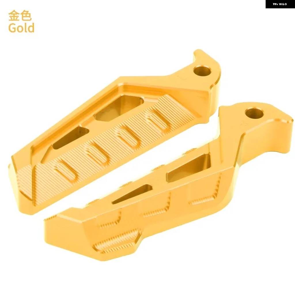 並行輸入品ヤマハ XMAX 400/300/250/125 バイク リアパッセンジャー フットレスト CNC リア フットペグ ペダル アクセサリーパーツの画像