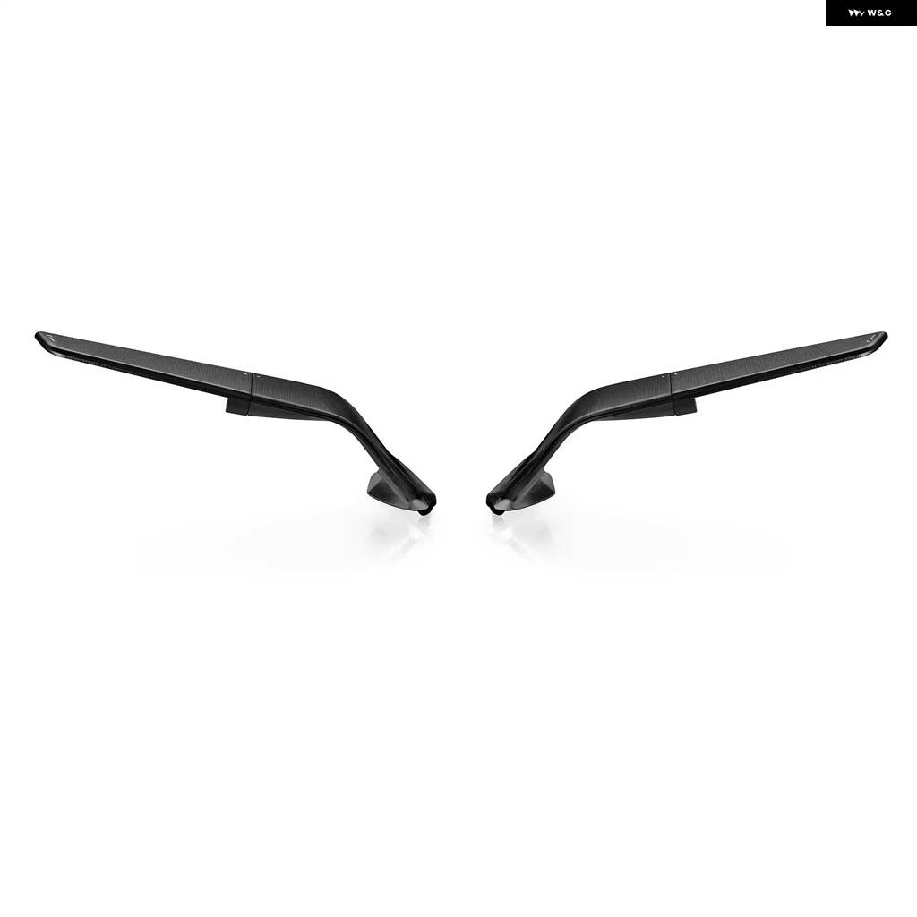 並行輸入品オートバイ バックミラー ドゥカティ パニガーレ V2 955 V4 1100 ステルス スポーツ ウィングレット ミラー キット 調整可能ステルスミラー_2