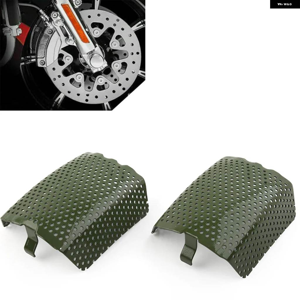 並行輸入品 2個 バイク フロント キャリパー スクリーンインサート ハーレー ダビッドソン V-ROD 2006-2019 ツーの画像