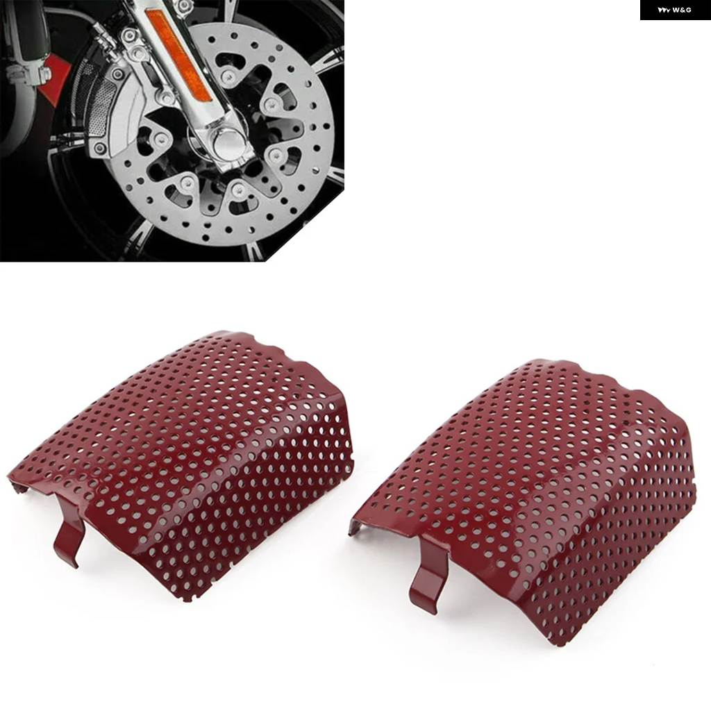 並行輸入品 2個 バイク フロント キャリパー スクリーンインサート ハーレー ダビッドソン V-ROD 2006-2019 ツーの画像