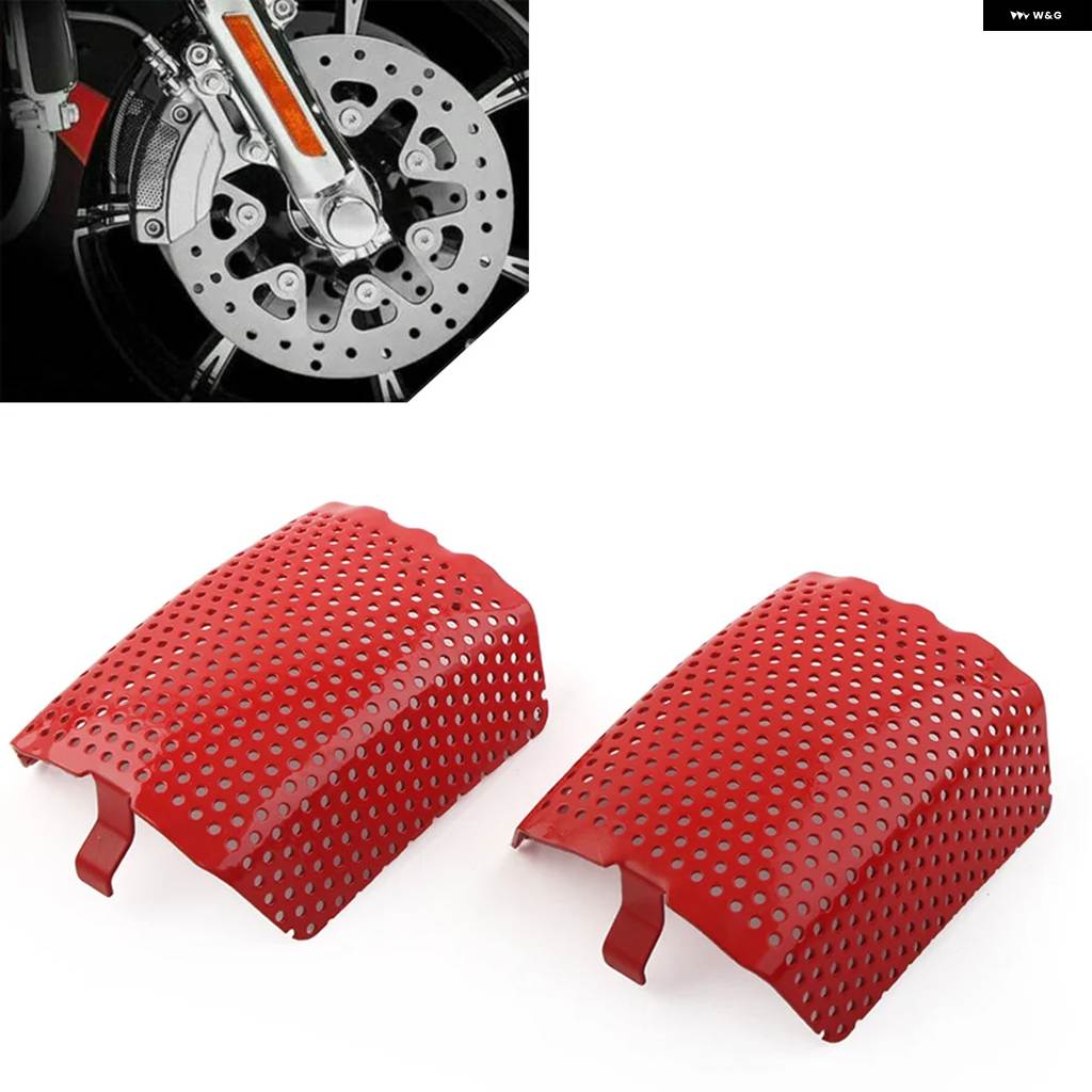 並行輸入品 2個 バイク フロント キャリパー スクリーンインサート ハーレー ダビッドソン V-ROD 2006-2019 ツーの画像