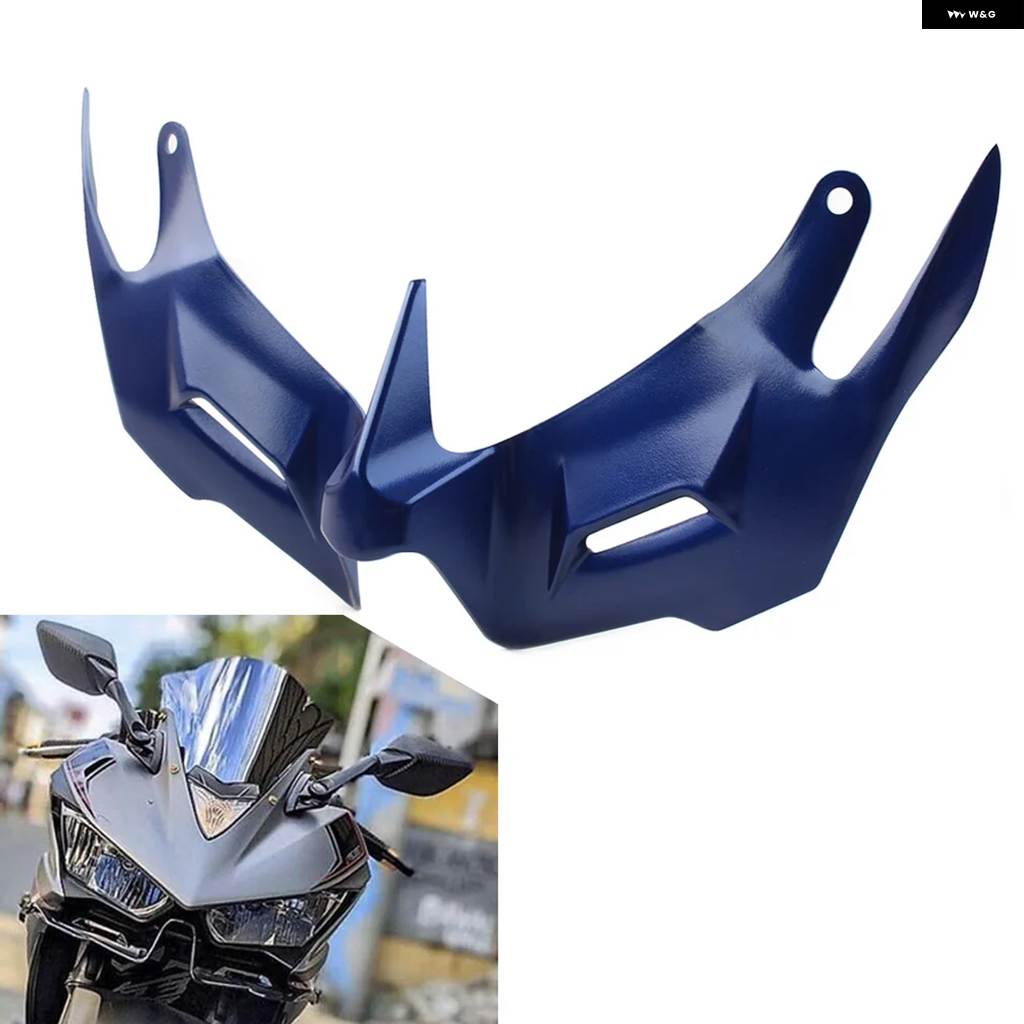 並行輸入品 オートバイ フロント フェアリング ウィングレット エアロダイナミックスポイラー ヤマハ YZF R3 R25 201の画像