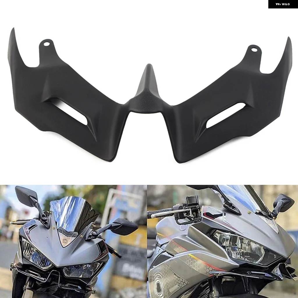 並行輸入品 オートバイ フロント フェアリング ウィングレット エアロダイナミックスポイラー ヤマハ YZF R3 R25 201の画像