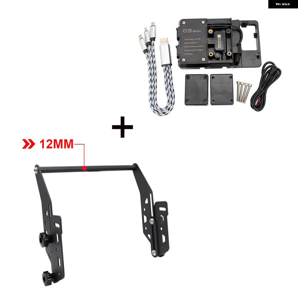 並行輸入品ホンダ CB500X 2016-19 X オートバイ 調整可能 ウインドシールドキット GPS ナビゲーション マウント スマホ ブラケット_7