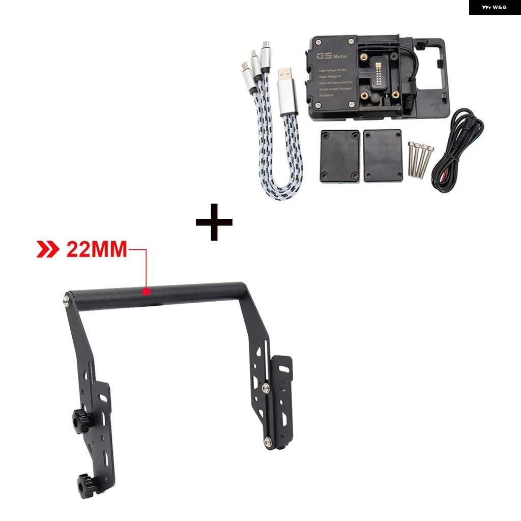 並行輸入品ホンダ CB500X 2016-19 X オートバイ 調整可能 ウインドシールドキット GPS ナビゲーション マウント スマホ ブラケット_8