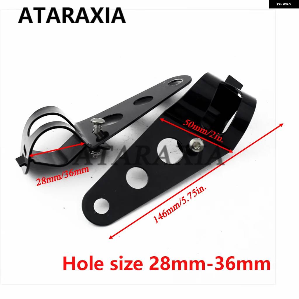 並行輸入品7インチ オートバイ ヘッドライト サイド マウント ラウンドLED ヘッドライト ハウジング マウント カバー ヘッドランプ ライトハウス ヘッド_2