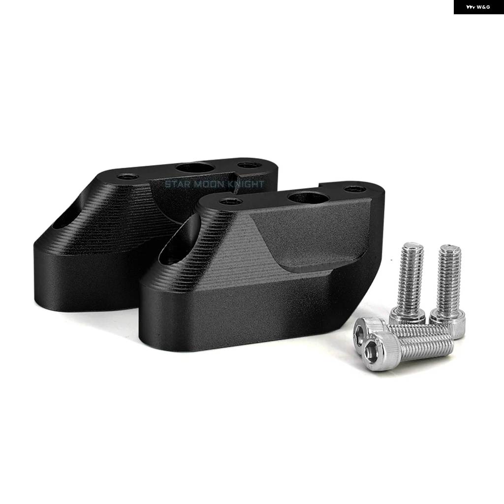 並行輸入品BMW R1200RS 2015 - 2020 R1250RS 2019 - 2021 R 1200 1250 RS オートバイ ハンドルバー ライザークランプ 延長 ハンドルバー アダプター_1