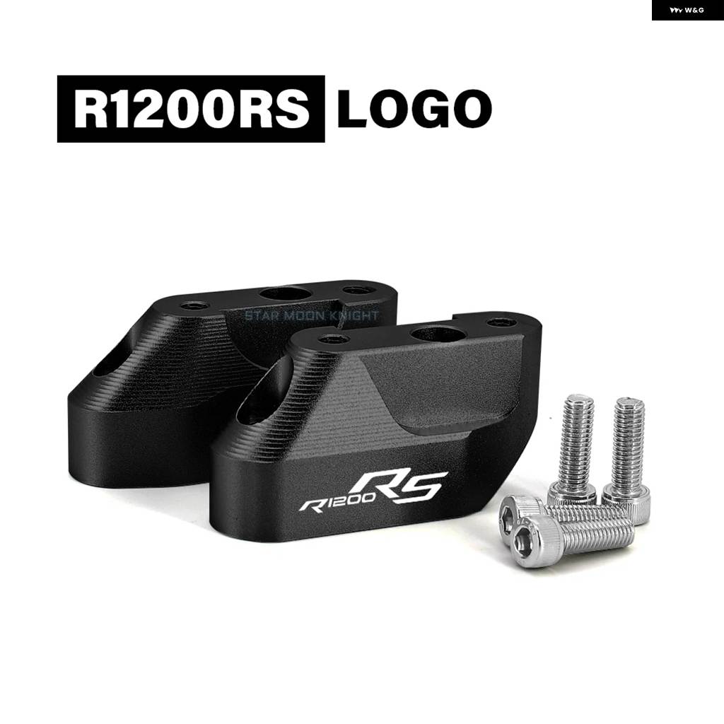 並行輸入品BMW R1200RS 2015 - 2020 R1250RS 2019 - 2021 R 1200 1250 RS オートバイ ハンドルバー ライザークランプ 延長 ハンドルバー アダプター_3