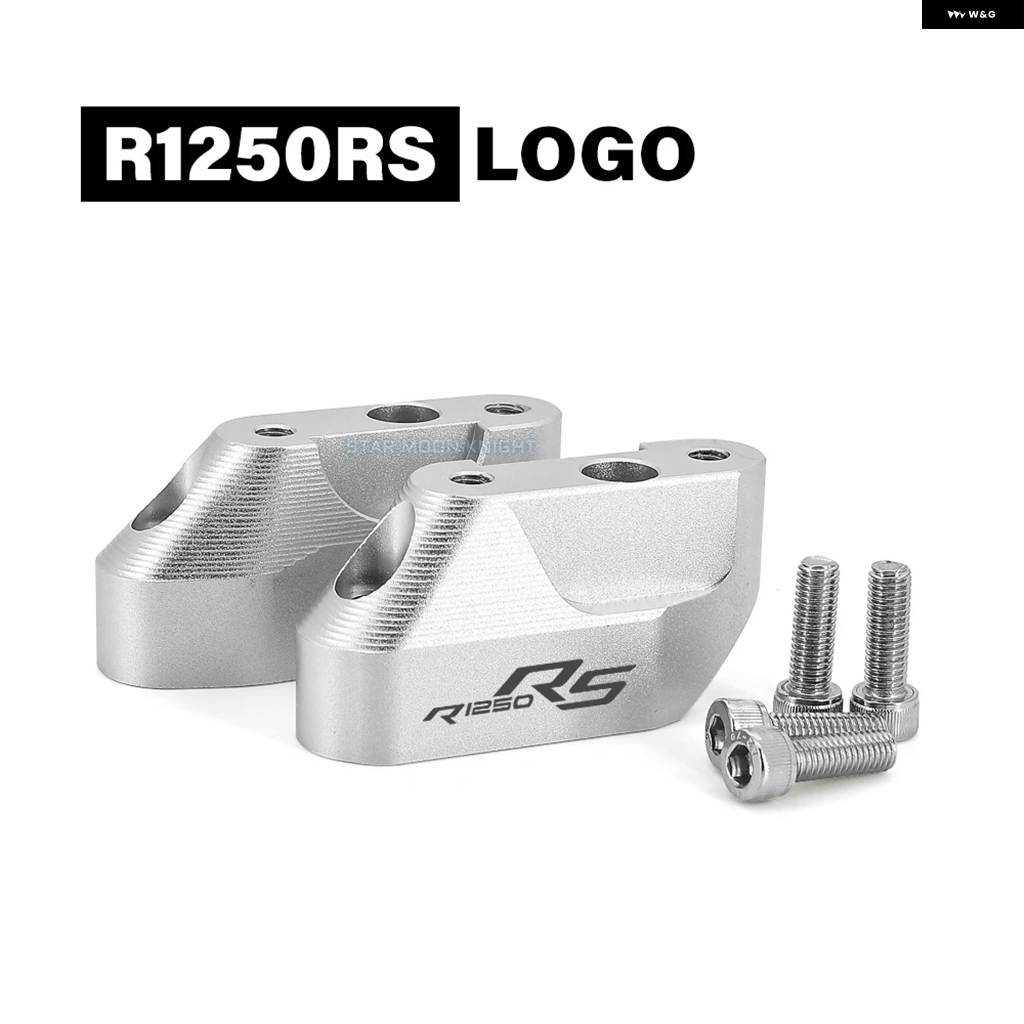 並行輸入品BMW R1200RS 2015 - 2020 R1250RS 2019 - 2021 R 1200 1250 RS オートバイ ハンドルバー ライザークランプ 延長 ハンドルバー アダプター_4
