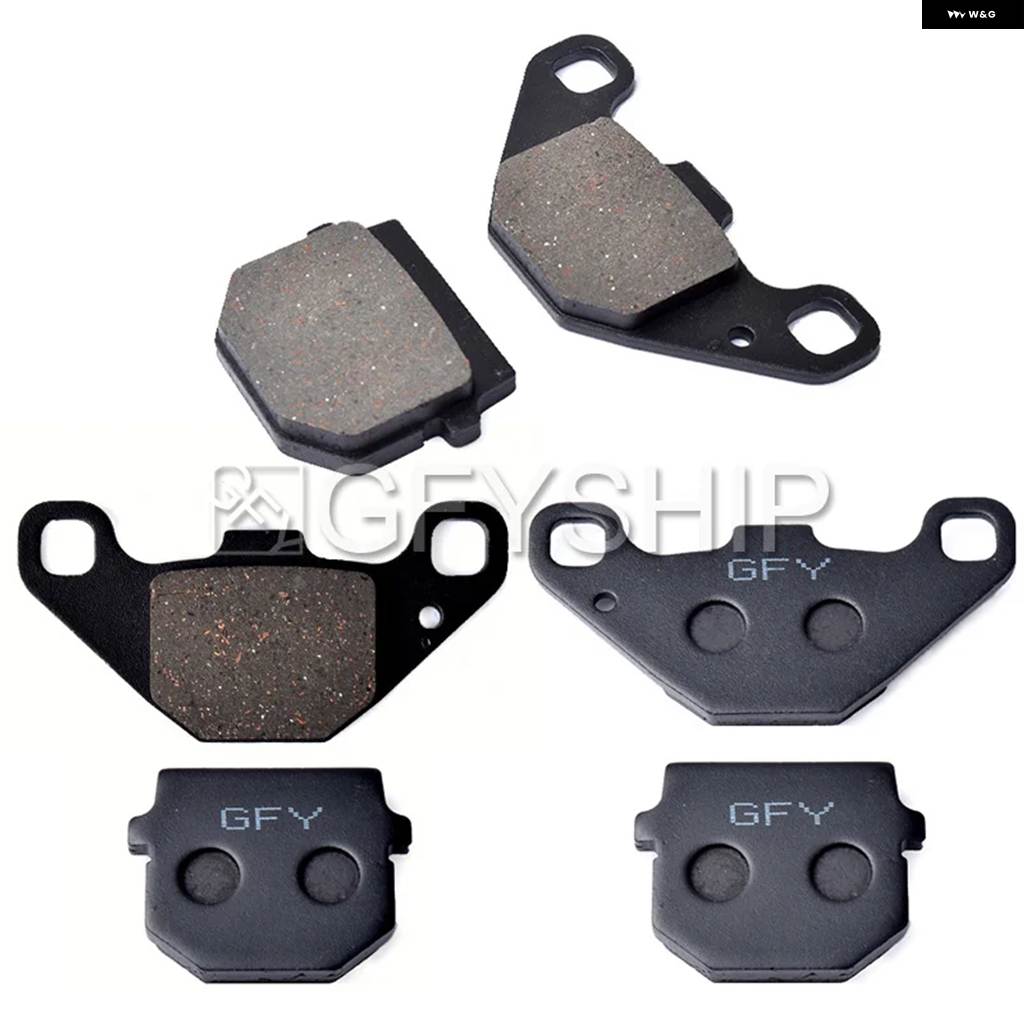 並行輸入品ADLY 300 UTILITY 2006 300 CRUSADER QUAD 2005 2006 2007 オートバイ フロントリア ブレーキ パッド ブレーキディスクの画像