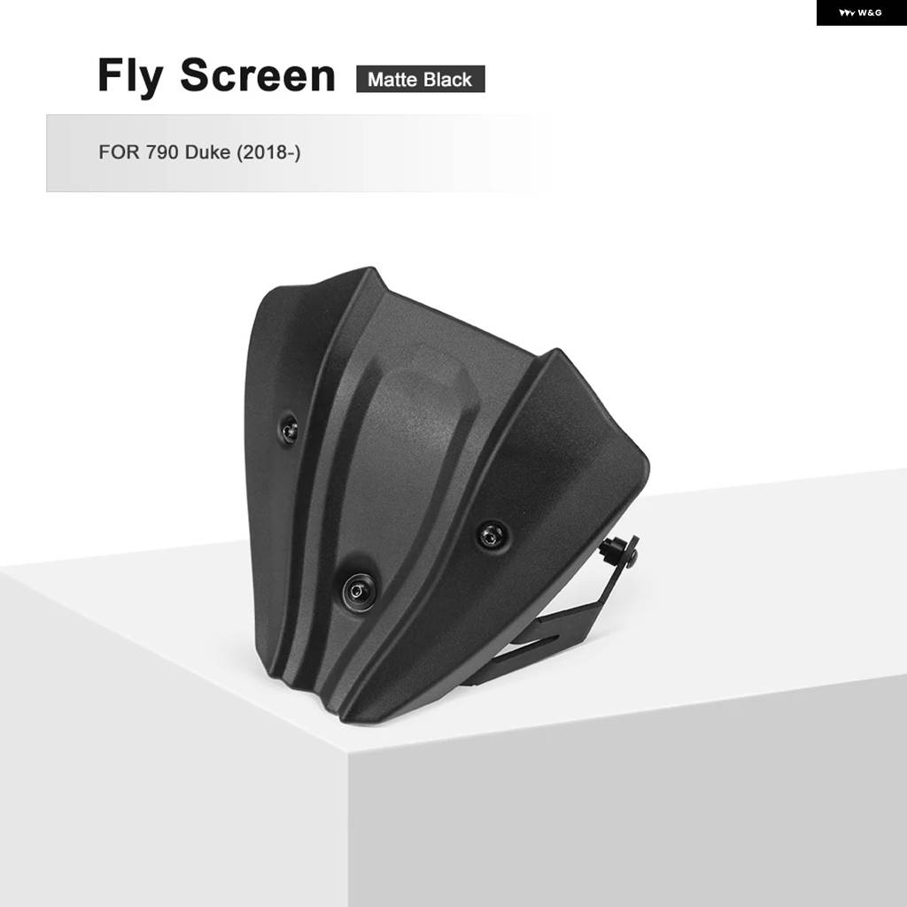 並行輸入品フライスクリーン オートバイ アクセサリー 790 DUKE 2018- 2023 2024 2025 フロントミニ ウィンドシールド フェアリング ウィンドスクリーンの画像