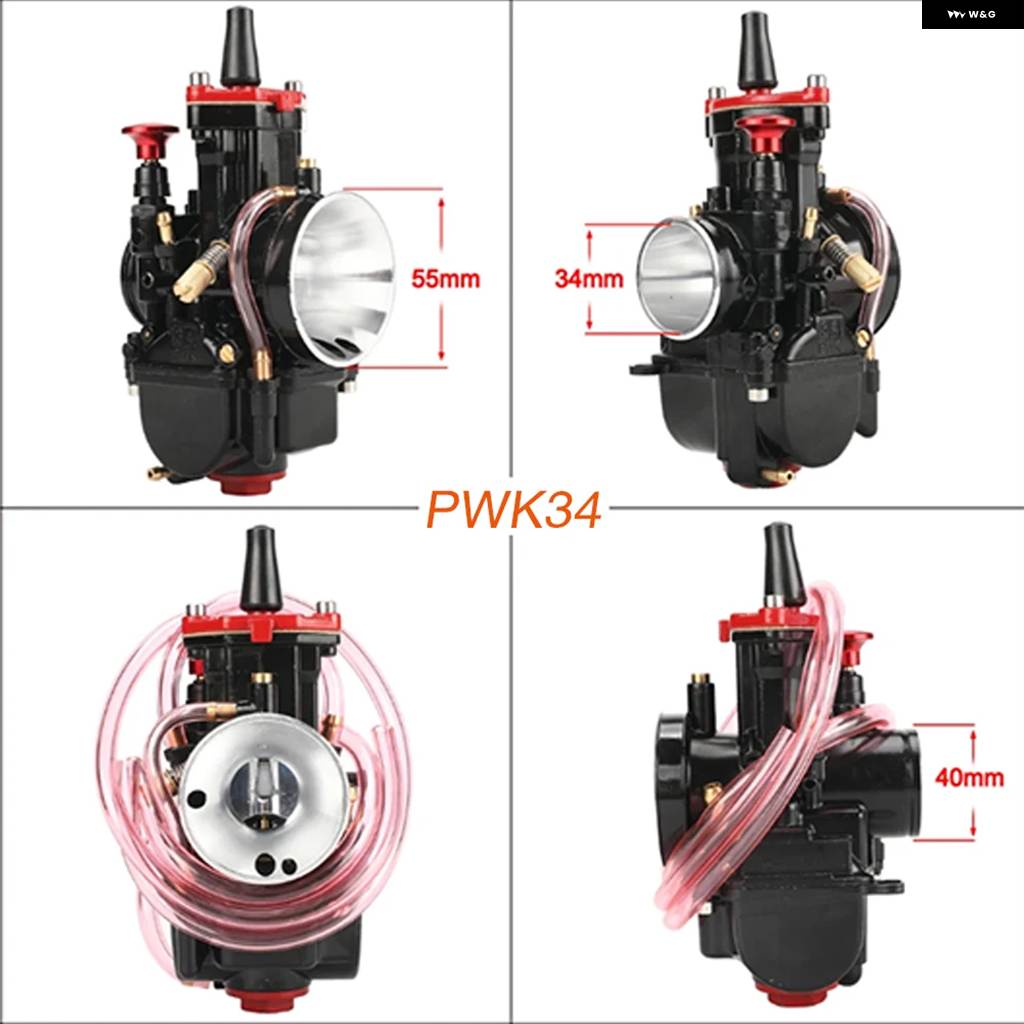 並行輸入品 PWK キャブレター 21 24 26 28 30 32 34 2T 4T 70CC 〜 350CC オートバイ パワージェット付き ヤマハ コソ ATV_5