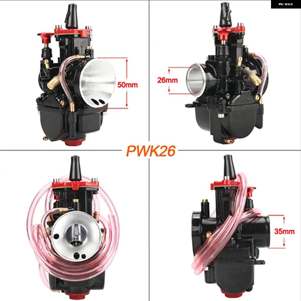 並行輸入品 PWK キャブレター 21 24 26 28 30 32 34 2T 4T 70CC 〜 350CC オートバイ パワージェット付き ヤマハ コソ ATV_4