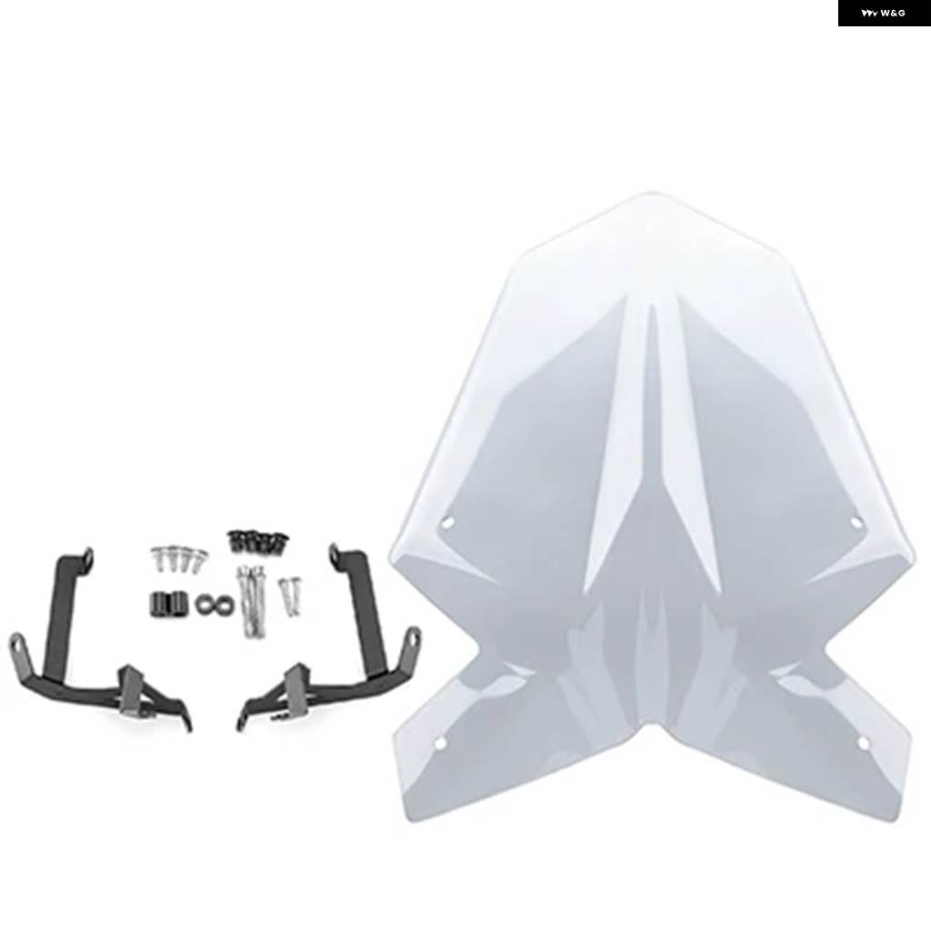 並行輸入品バイク 風防 ウィンド ディフレクター ウィンドスクリーン KTM DUKE 390 125 DUKE390 DUKE125 2017-23の画像