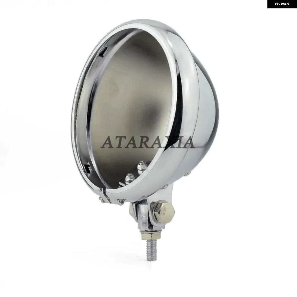並行輸入品 バイク 5.75インチ ヘッドライト 電球 バケット ハウジング ハーレー ホンダ ヤマハ カワサキ 5-3/4インチ LED ヘッドランプ シェルの画像