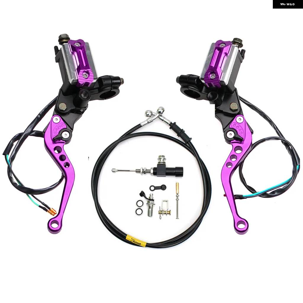 並行輸入品 22MM 7/8インチ モトブレーキ ポンプ レバー ハンドル 油圧 クラッチ ポンプ マスター シリンダー レーシングホース ヤマハ カワサキの画像
