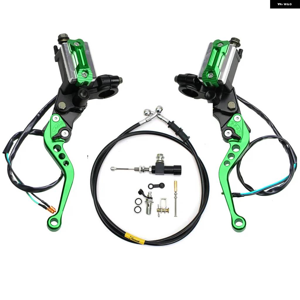 並行輸入品 22MM 7/8インチ モトブレーキ ポンプ レバー ハンドル 油圧 クラッチ ポンプ マスター シリンダー レーシングホース ヤマハ カワサキの画像