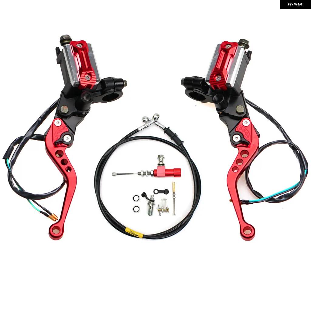 並行輸入品 22MM 7/8インチ モトブレーキ ポンプ レバー ハンドル 油圧 クラッチ ポンプ マスター シリンダー レーシングホース ヤマハ カワサキの画像
