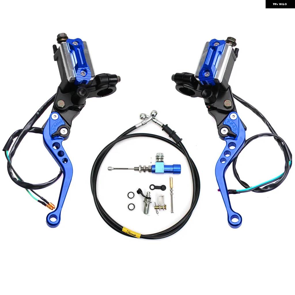並行輸入品 22MM 7/8インチ モトブレーキ ポンプ レバー ハンドル 油圧 クラッチ ポンプ マスター シリンダー レーシングホース ヤマハ カワサキの画像