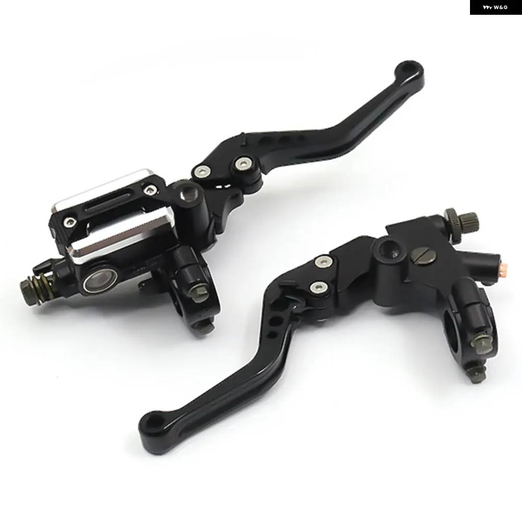 並行輸入品7/8 22CM オートバイ ハンドルバー レバー マスター シリンダー レバー 油圧 ブレーキ ポンプ クラッチハンドル リザーバーセット ホンダ_5