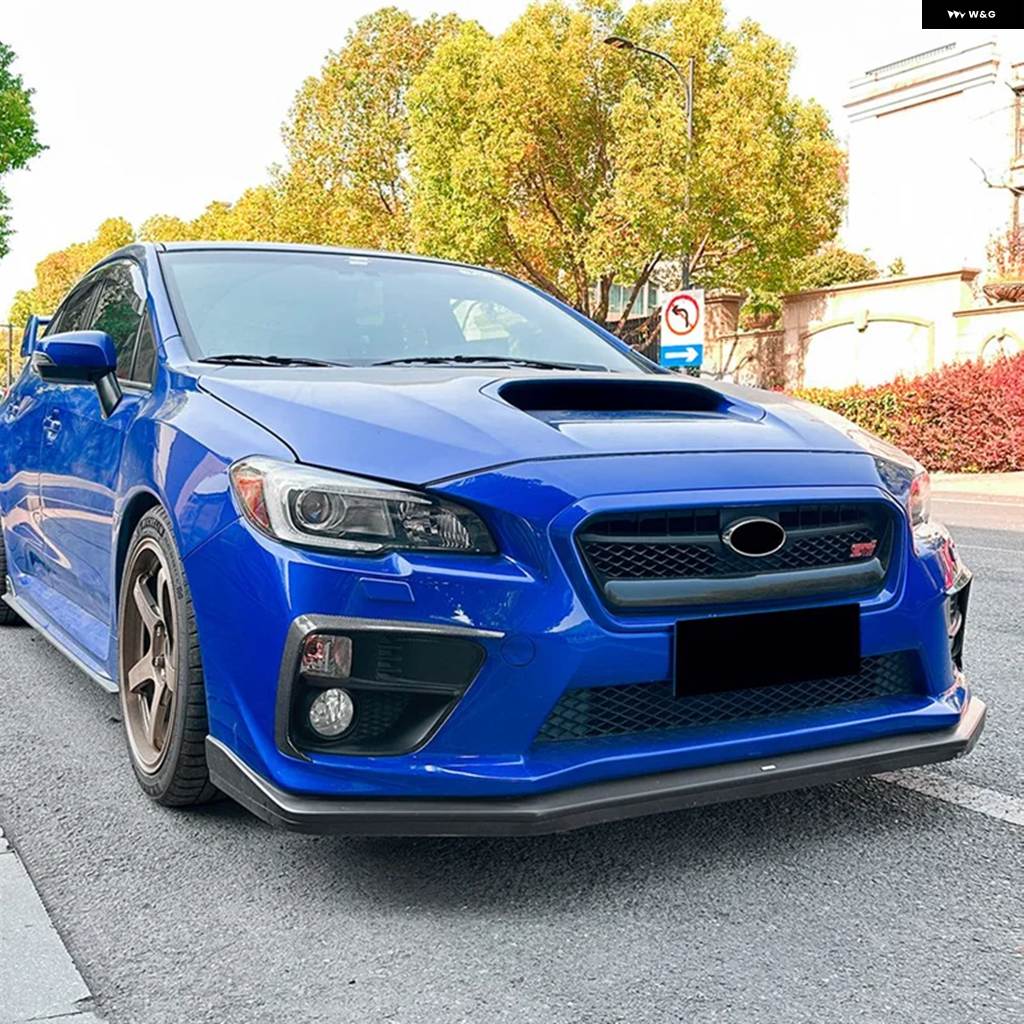 並行輸入品車用フロント バンパー スポイラー スプリッター フォグランプ スポイラー カバー トリム スバル WRX STI VA 2014-2016 カーボンの画像