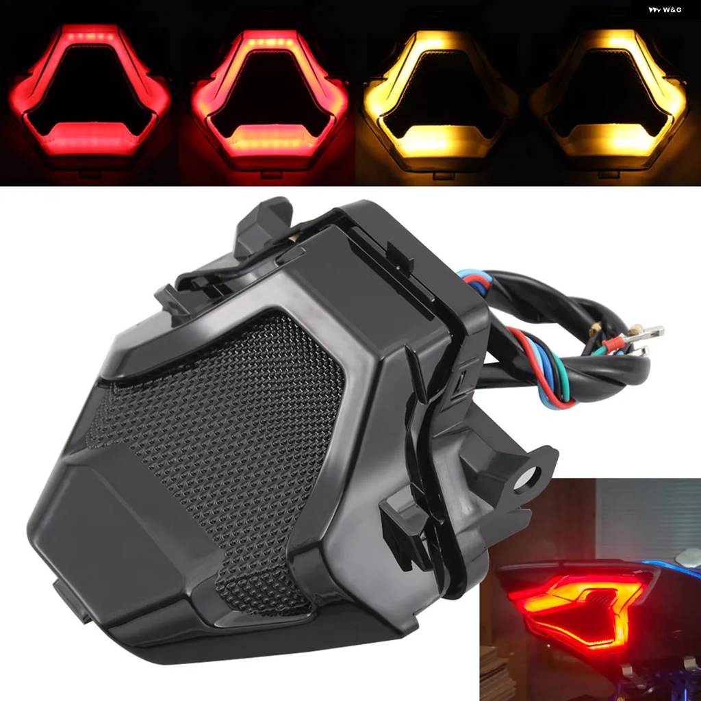 並行輸入品オートバイ LED テールライト アクセサリー ウィンカー ウィンカー ヤマハ YZF R3 R25 FZ07 Y15ZR MT03 MT07 MT25 LC150 2015-2017の画像