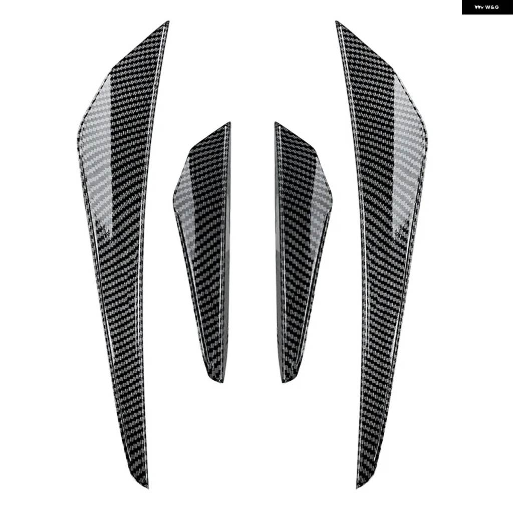並行輸入品車フロント バンパー サイド カナード バンパー リップスポイラー トリム フォルクスワーゲン VW ゴルフ MK8スタンダードGTI GTDの画像