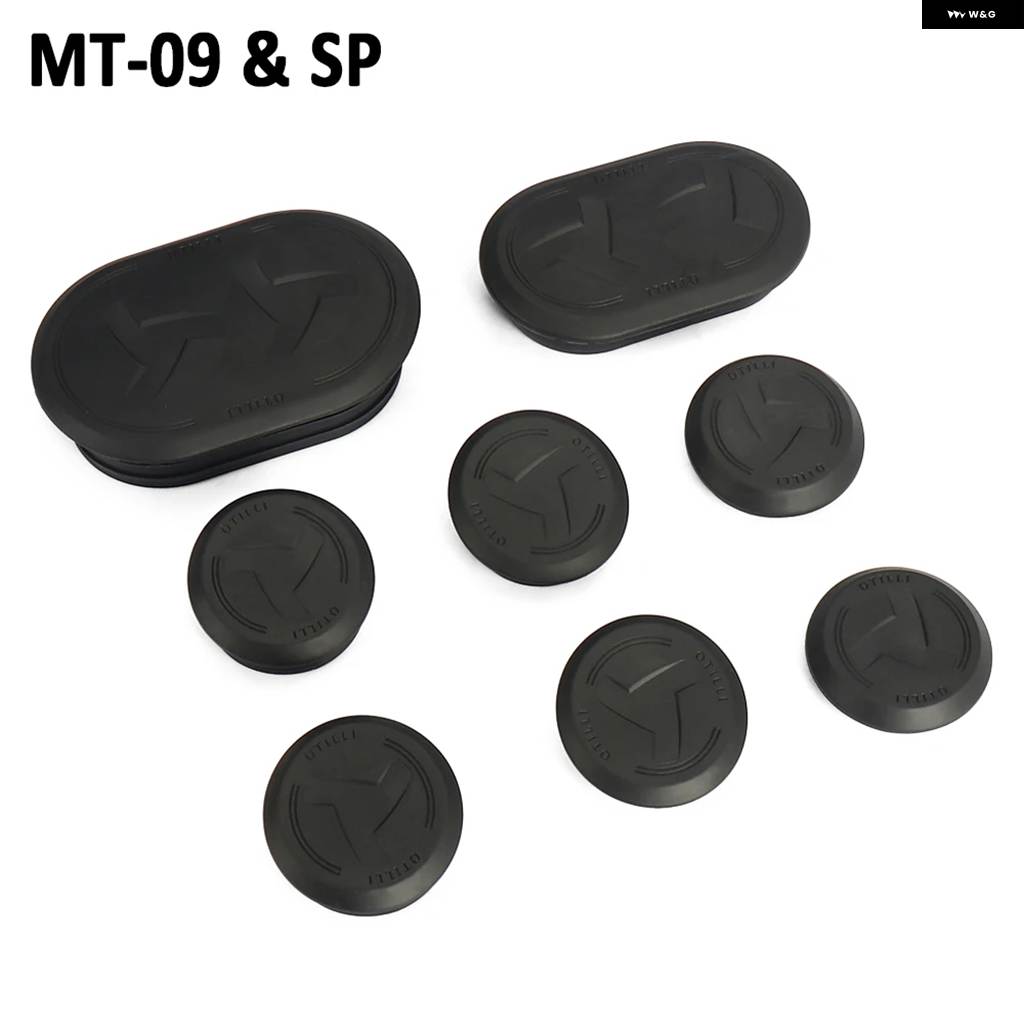 並行輸入品MT09 SP フレーム ホールカバー キャッププラグ ヤマハ MT-09 SP 2021 2022 - 2025 オートバイ フレーム キャップデコレーションキットの画像