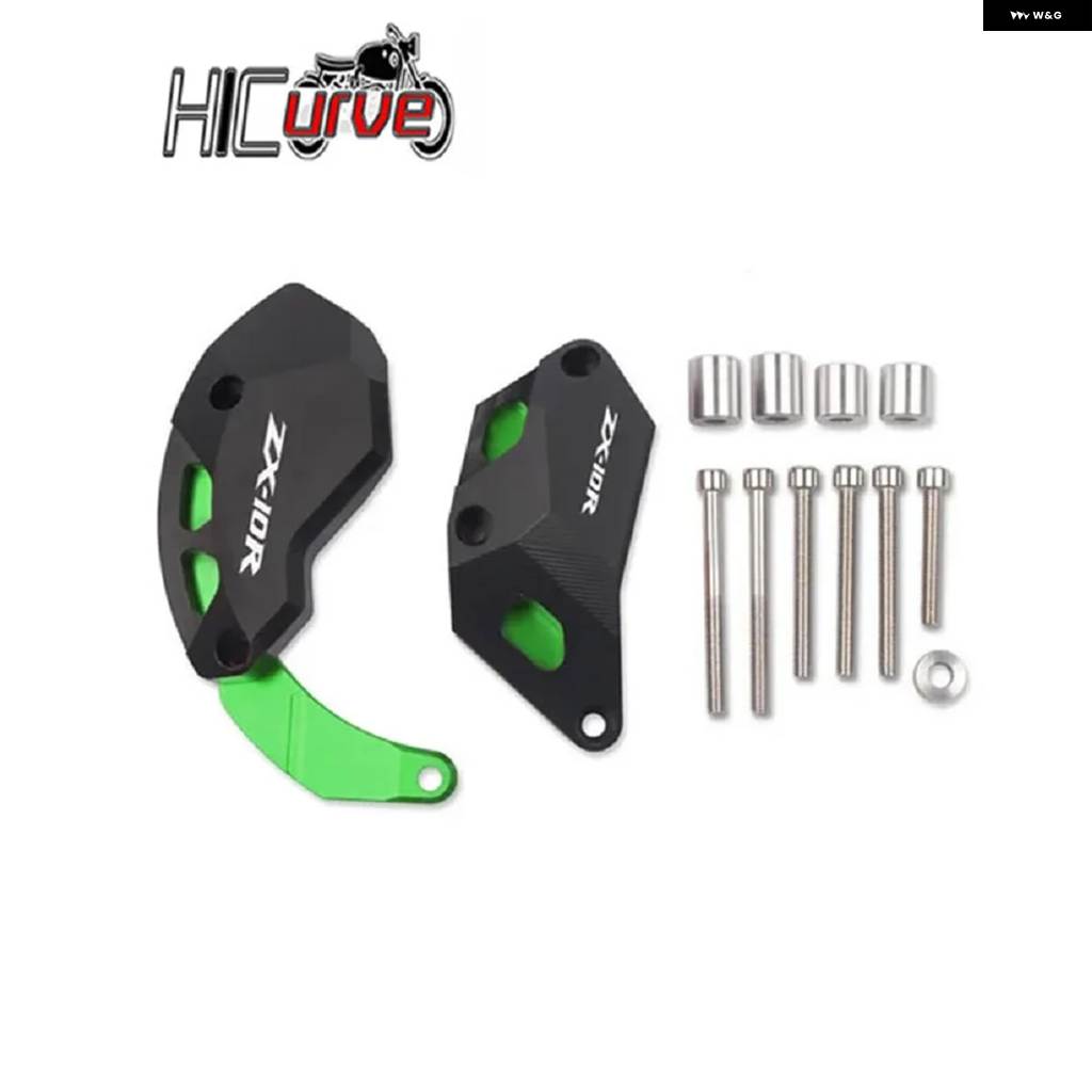 並行輸入品ZX-10R 2011-2023 2020 2021 2022 オートバイ CNC エンジン クラッシュ ガードステーター フレーム スライダー プロテクターの画像