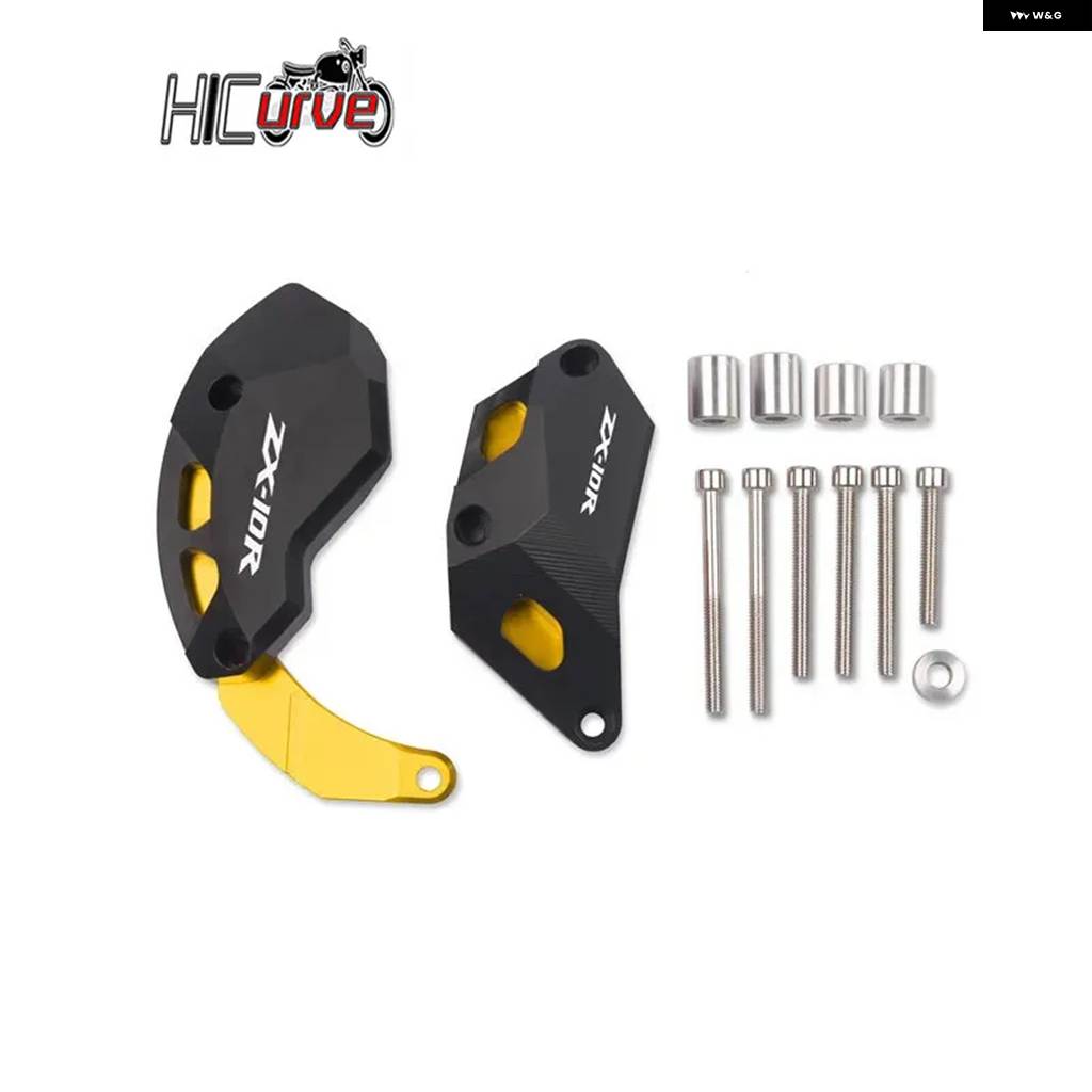 並行輸入品ZX-10R 2011-2023 2020 2021 2022 オートバイ CNC エンジン クラッシュ ガードステーター フレーム スライダー プロテクターの画像