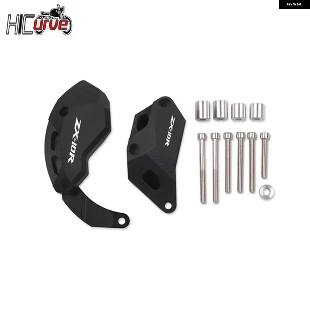 並行輸入品ZX-10R 2011-2023 2020 2021 2022 オートバイ CNC エンジン クラッシュ ガードステーター フレーム スライダー プロテクターの画像